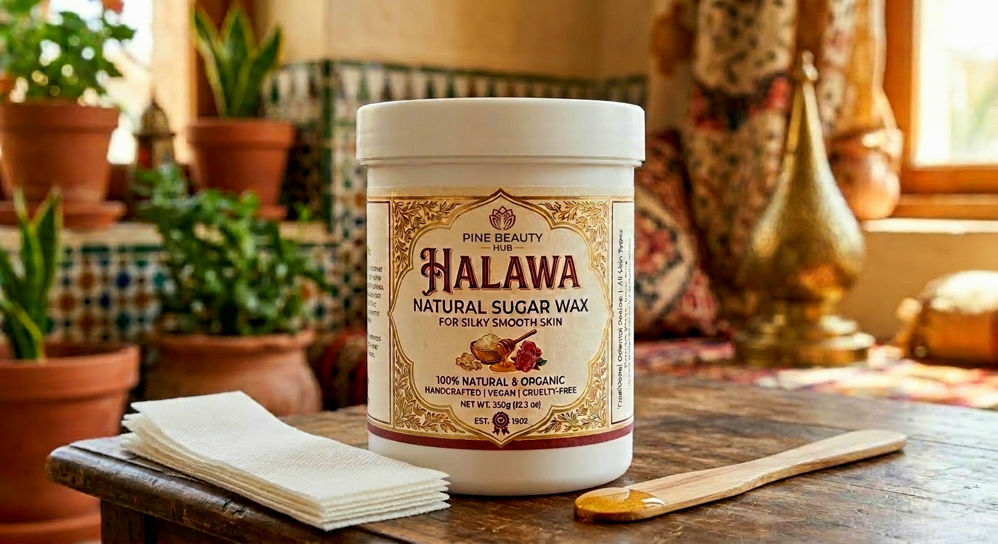 Organic Halawa Sugar Wax | Natural Hair Removal | Hawala wax with 5 strips