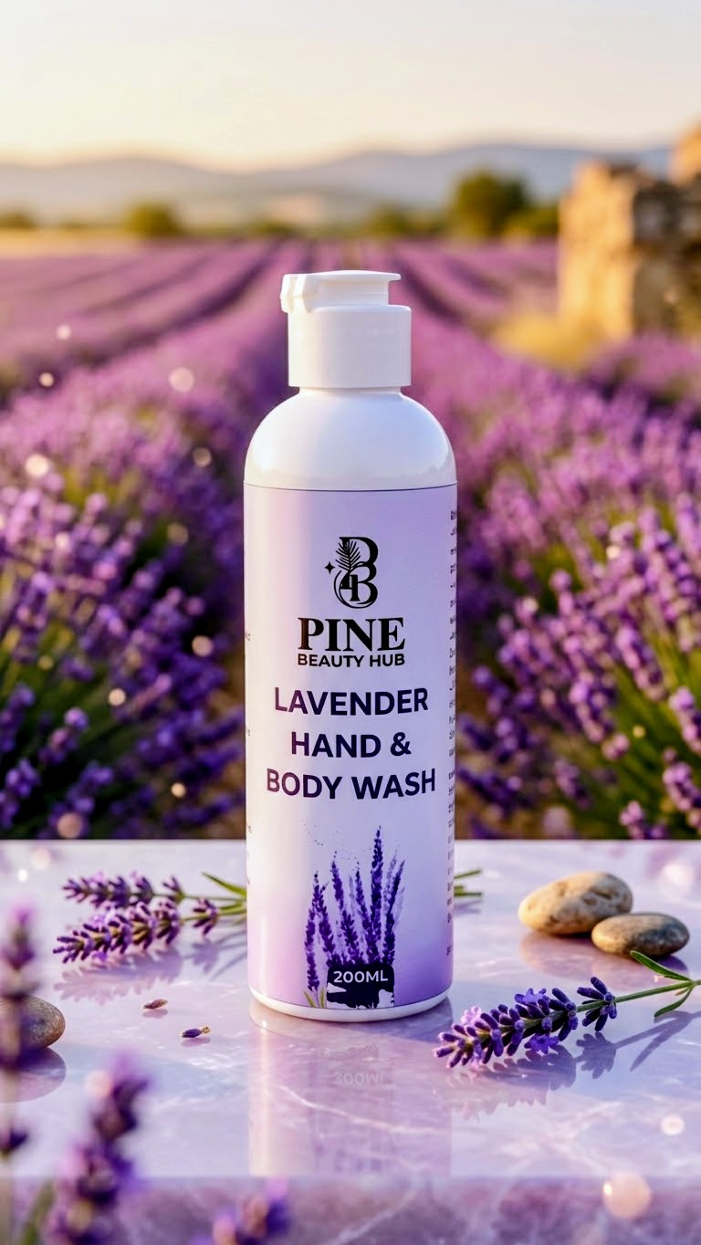 Calming Lavender Hand and Body Wash – Natural Skin Hydration