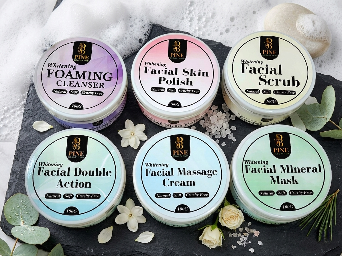6-Steps Whitening facial kit | with/without face toner