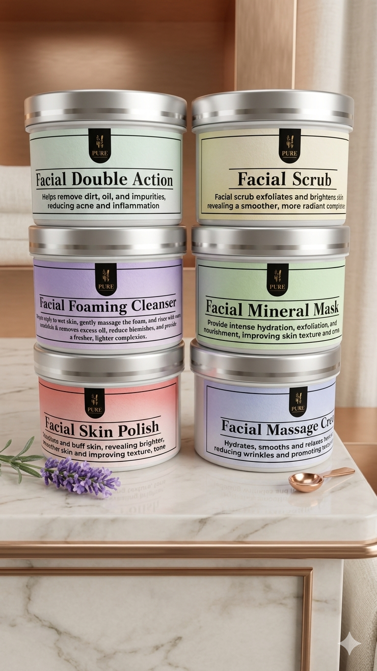 6-Steps Whitening facial kit | with/without face toner