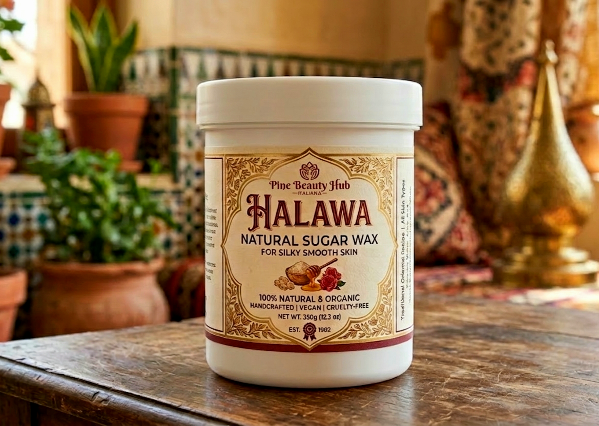 Organic Halawa Sugar Wax | Natural Hair Removal | Hawala wax with 5 strips